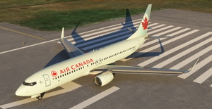  Air Canada "2005 livery" PMDG B737-800 thumbnail 4