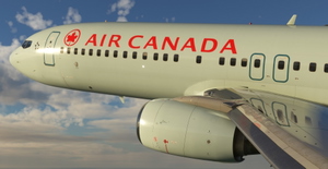  Air Canada "2005 livery" PMDG B737-800 thumbnail 7