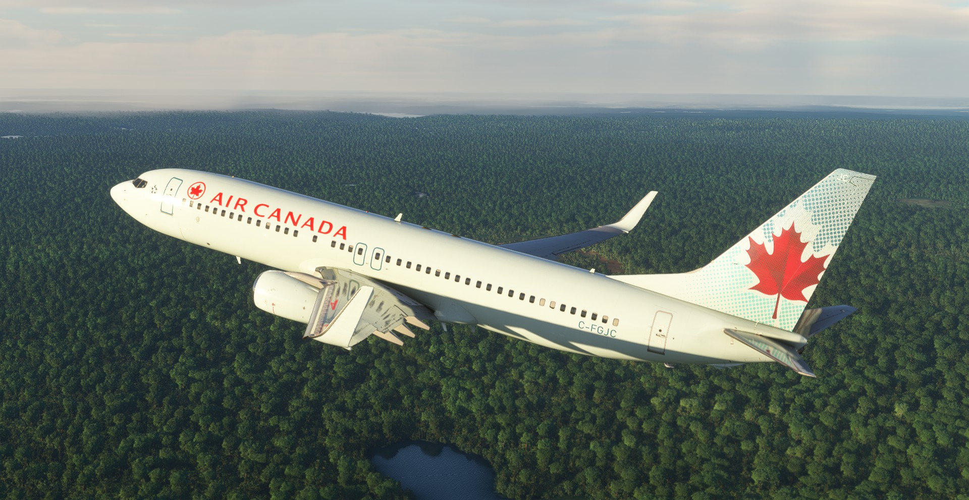 Air Canada "2005 livery" PMDG B737-800 - Image 1