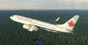  Air Canada "2005 livery" PMDG B737-800 thumbnail 1