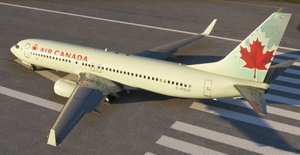  Air Canada "2005 livery" PMDG B737-800 thumbnail 3