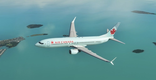 Air Canada "2005 livery" PMDG B737-800 Scimitar winglets