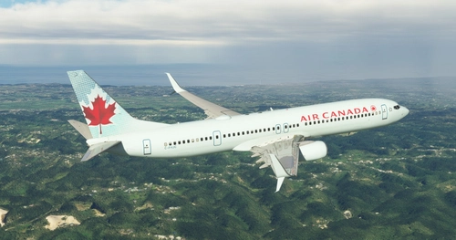 Air Canada "2005 livery" PMDG B737-900ER Scimitar winglets