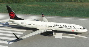 Air Canada "2017 livery" PMDG B737-900ER Scimitar winglets thumbnail 4