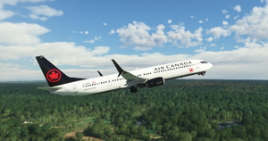 Air Canada "2017 livery" PMDG B737-900ER Scimitar winglets thumbnail 7