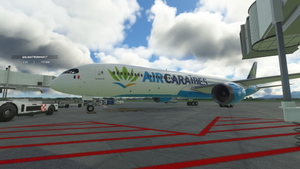 Air Caraibes 787-10 Pink Wings/Pink Cockpit fixed thumbnail 5