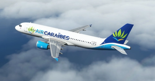 Air Caraibes Fenix A320 Ceo with cabin
