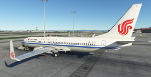 Air China B737-800 with cabin thumbnail 2