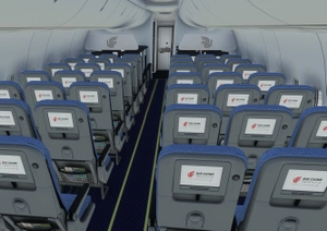 Air China B737-800 with cabin thumbnail 4