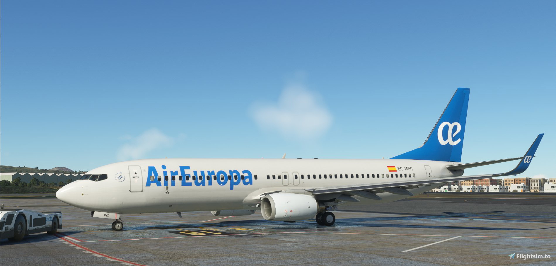 Air Europa EC-MPG 2018 PMDG 737-800 4k - Image 1