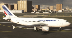Air France "1990 livery" "F-GEMF" IniBuilds A310-300 thumbnail 3