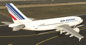 Air France "1990 livery" "F-GEMF" IniBuilds A310-300 thumbnail 6
