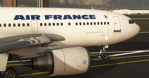 Air France "1990 livery" "F-GEMF" IniBuilds A310-300 thumbnail 4
