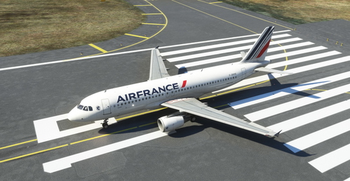 Air France "2021 livery" "F-GKXS" "Niort" Fenix A320 Ceo with cabin