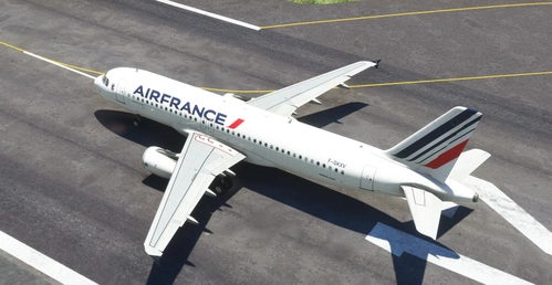 Air France "2021 livery" "F-GKXV Marie-Galante" Fenix A320 Ceo with cabin