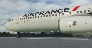 Air France "2021 livery" PMDG B737-900ER Scimitar winglets thumbnail 3