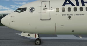 Air France "2021 livery" PMDG B737-900ER Scimitar winglets thumbnail 4