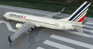 Air France "2021 livery" PMDG B737-900ER Scimitar winglets thumbnail 7