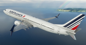 Air France "2021 livery" PMDG B737-900ER Scimitar winglets thumbnail 10