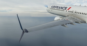Air France "2021 livery" PMDG B737-900ER Scimitar winglets thumbnail 11
