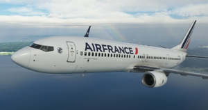 Air France "2021 livery" PMDG B737-900ER Scimitar winglets thumbnail 12