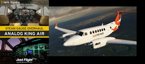 Air Inuit for Black Square Analog King Air