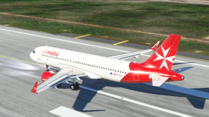 [A32NX] Air Malta (2023 Livery) [4K] thumbnail 2