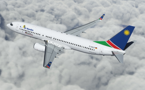 Air Namibia Boeing 737-800 BW PMDG D-AXLF (Operated by XL Airways Germany)