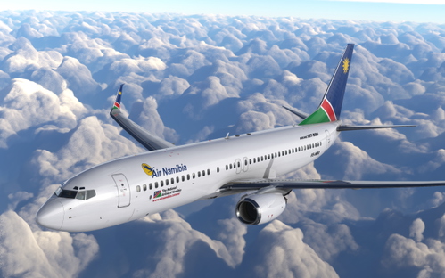 Air Namibia Boeing 737-800 SSW PMDG V5-NDQ Fictional