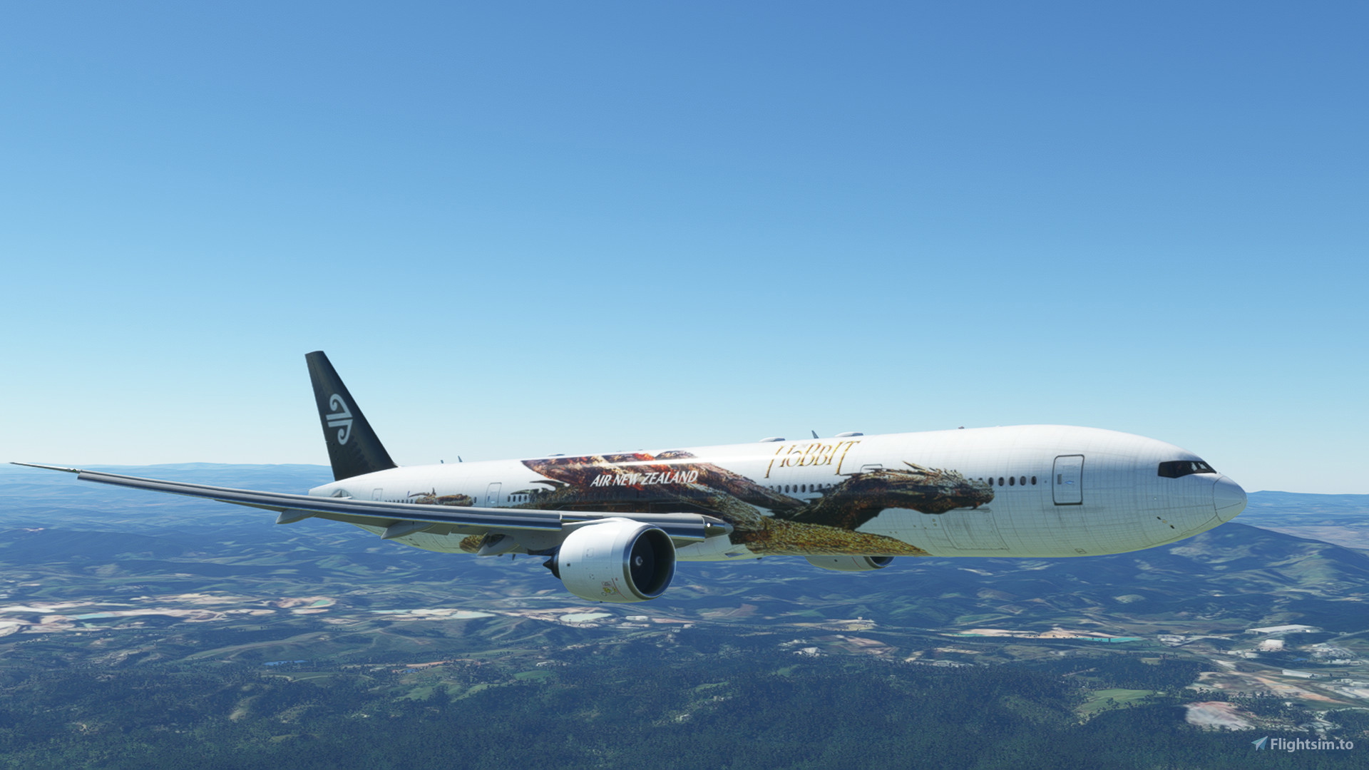 AIR NEW ZEALAND DRAGON 777-300 8K for Microsoft Flight Simulator 