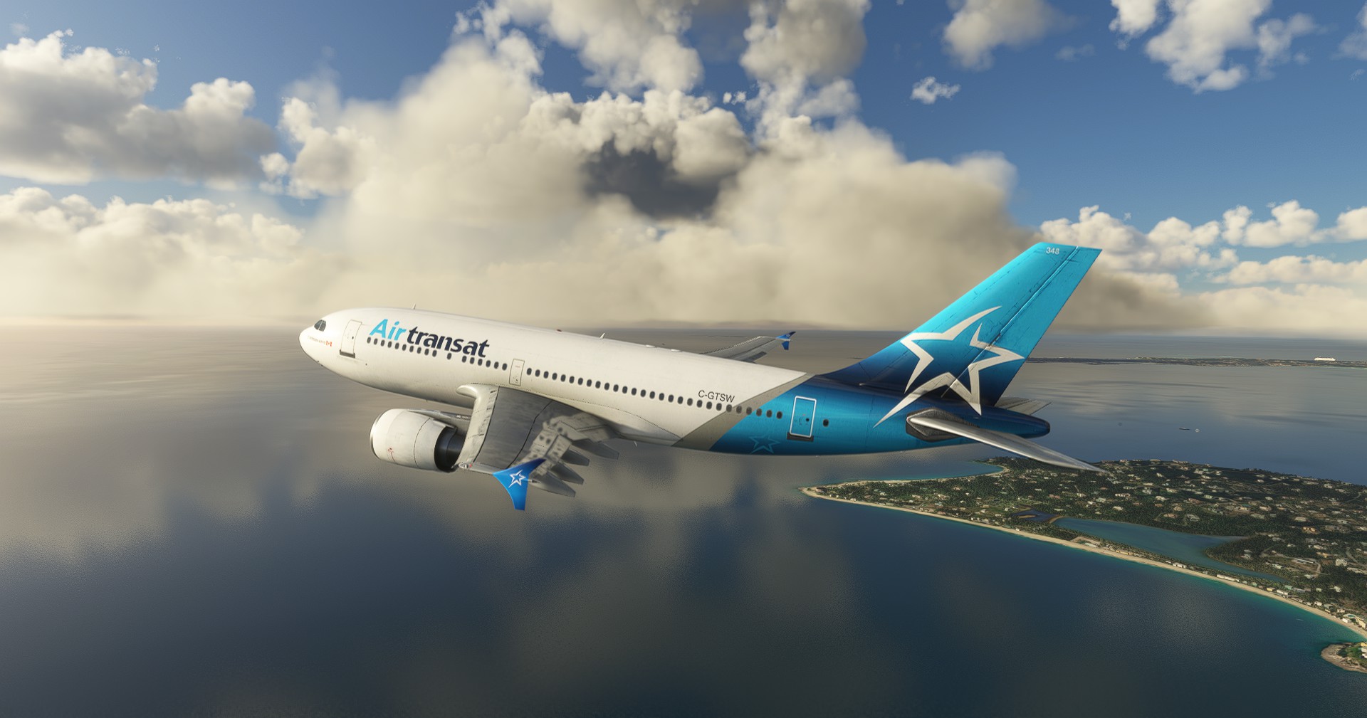 Air Transat "2017 livery" "C-GTSW" IniBuilds A310-300 - Image 1