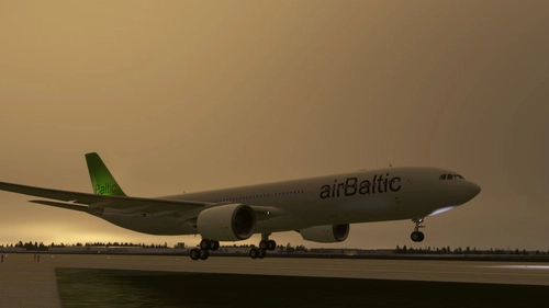 AirBaltic a339 (YL-AAU) FICTIONAL