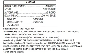 Airbus A330 full flight + ILS approach guide checklist thumbnail 2
