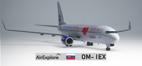 AirExplore (Tiptravel Koala) B738 PMDG OC3 NG3 OM-IEX 2020