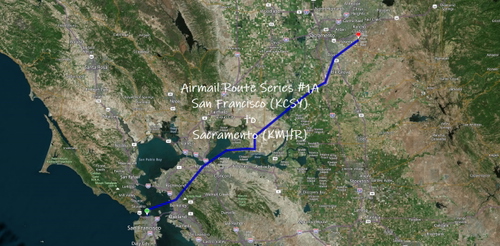 Airmail Route Series #1A - KCSY > KMHR