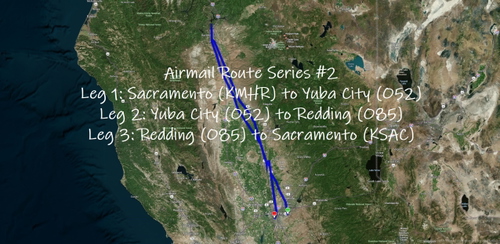 Airmail Route Series #2 - Sacramento Valley
