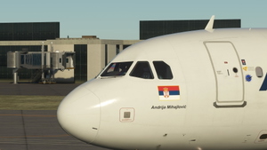 AIRSERBIA - Fenix Simulations A320 | AIRFRAME + CABIN INTERIOR  | By FlightFlow thumbnail 20