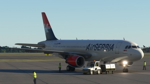 AIRSERBIA - Fenix Simulations A320 | AIRFRAME + CABIN INTERIOR  | By FlightFlow thumbnail 16