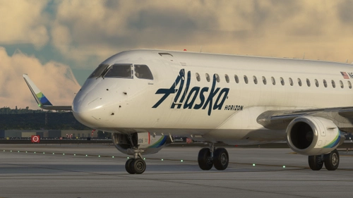 Alaska / Horizon (N636QX) - FlightSim Studio E-175