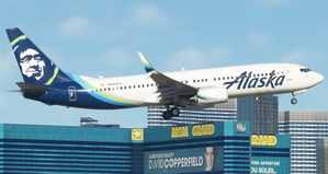 Alaska Airlines (c. 2021) [3-Pack] w/Cabin for PMDG 737-800 thumbnail 5