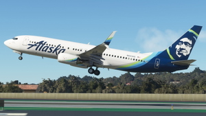 Alaska Airlines (c. 2021) [3-Pack] w/Cabin for PMDG 737-800 thumbnail 6