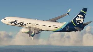 Alaska Airlines (c. 2021) [3-Pack] w/Cabin for PMDG 737-800 thumbnail 15