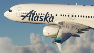 Alaska Airlines (c. 2021) [3-Pack] w/Cabin for PMDG 737-800 thumbnail 4