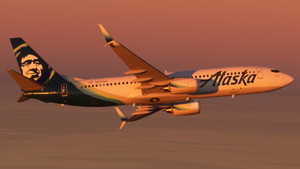 Alaska Airlines (c. 2021) [3-Pack] w/Cabin for PMDG 737-800 thumbnail 3