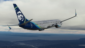 Alaska Airlines "Celebration of Boeing" w/Cabin PMDG 737-990ER thumbnail 5