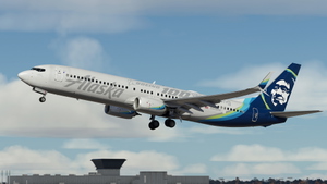 Alaska Airlines "Celebration of Boeing" w/Cabin PMDG 737-990ER thumbnail 6