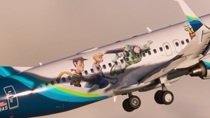Alaska Airlines 'Disney Pixar - Toy Story 4' N589AS - PMDG 737-800 thumbnail 3