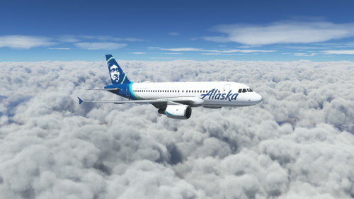 Alaska Airlines Fictional A319 Livery - 8K