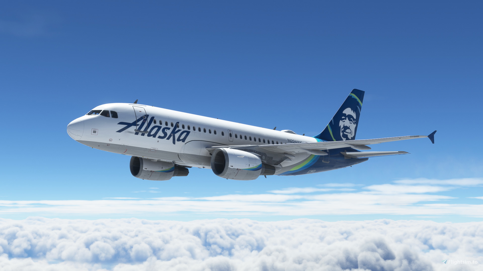 アラスカ航空 A319 ノーマル塗装 GeminiJets Die-cast Metal Airbus A319 Diecast Model Airliners ezToys