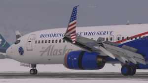 Alaska Airlines 'Honor Those Who Serve' N570AS - PMDG 737-800 thumbnail 7